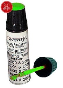 Märkfärg Flaska Grön