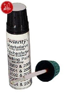 Märkfärg Flaska Vit