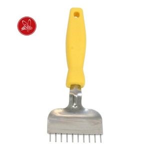 Skrapgaffel gult handtag