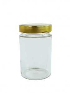 Glasburk rund 400 g/327 ml. 12 st i kartong