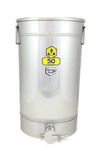 Behållare rostfri 50 kg