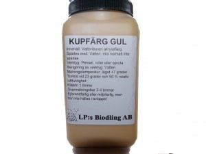 Färg till cellplastkupa Gul 1000 ml