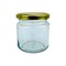 Glasburk rund 250 gr 15 st/kartong med lock 66 mm 5-176 kartonger