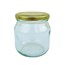 Glasburk rund 700gr 12 st/kart med lock 82 mm inkl kartong