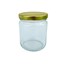 Glasburk rund 350gr 15 st/kart med lock 70 mm inkl kartong