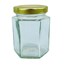 Glasburk 6-kant 250gr 28st/kart med lock 58mm